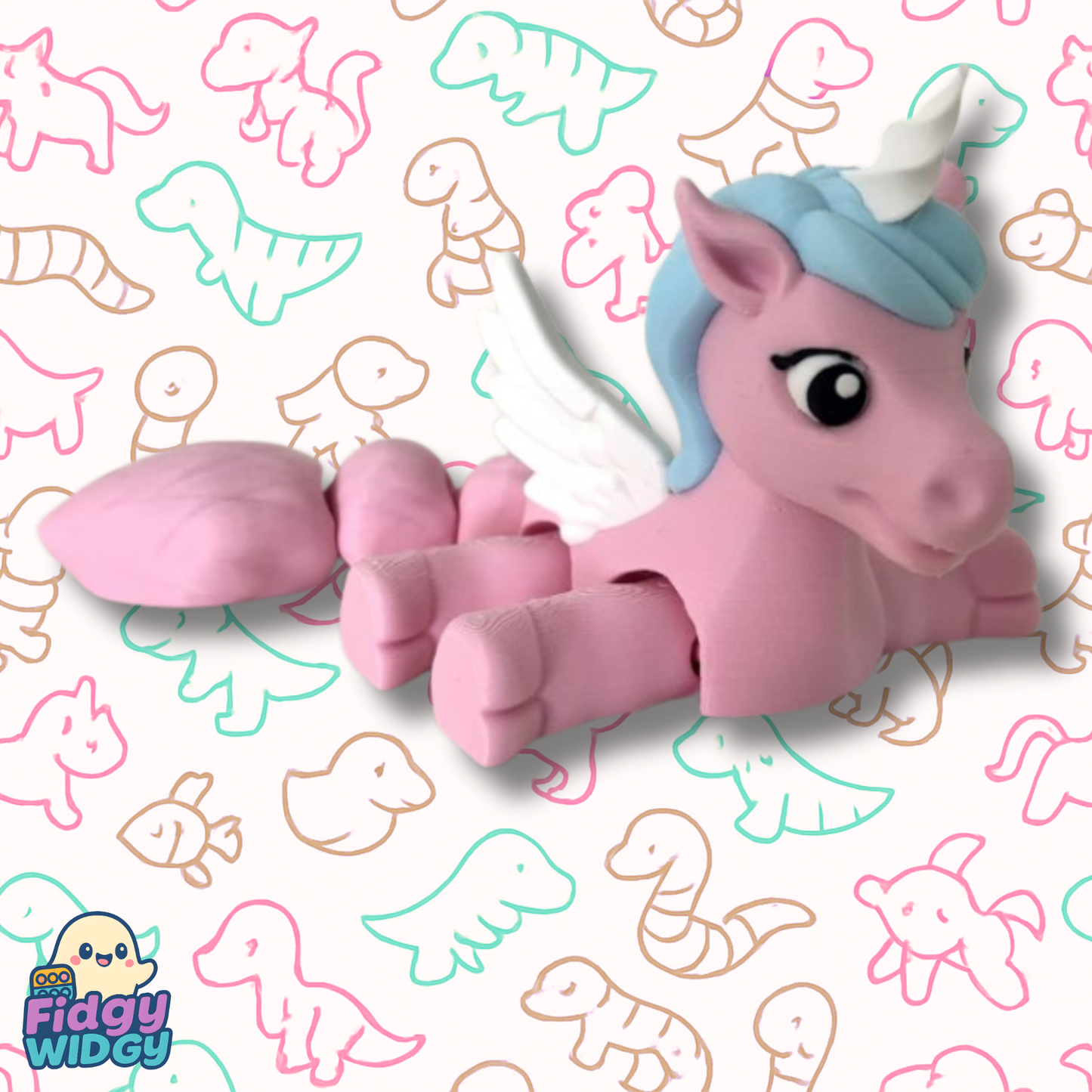 Sparkle — Fully Articulated Flexi Pegacorn