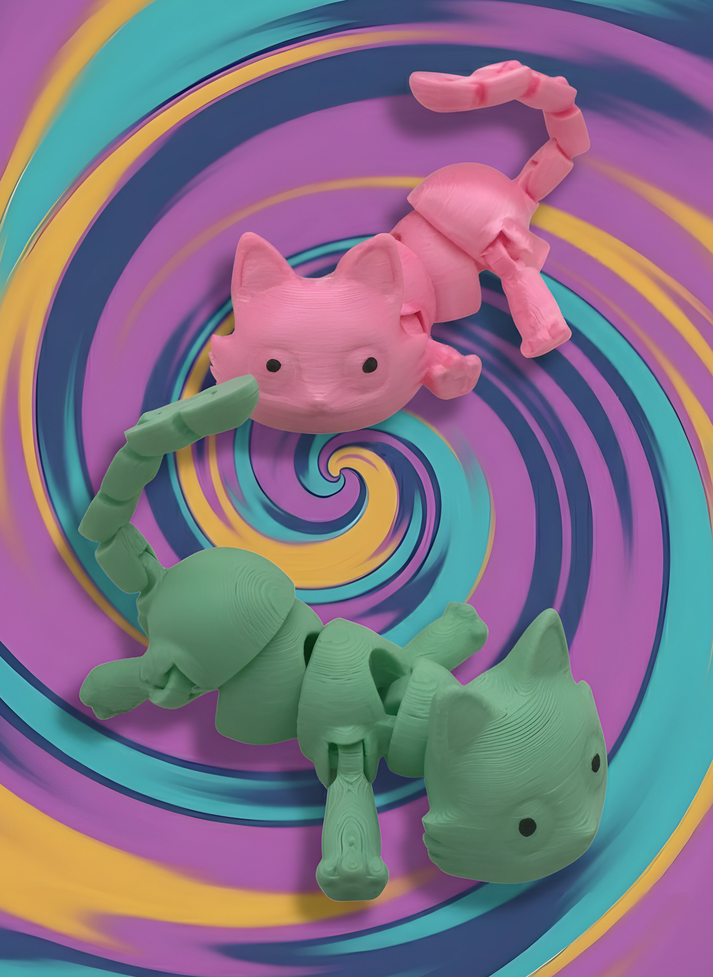 Fidgy Widgy Cat – Surprise 3D Printed Fidget Toy