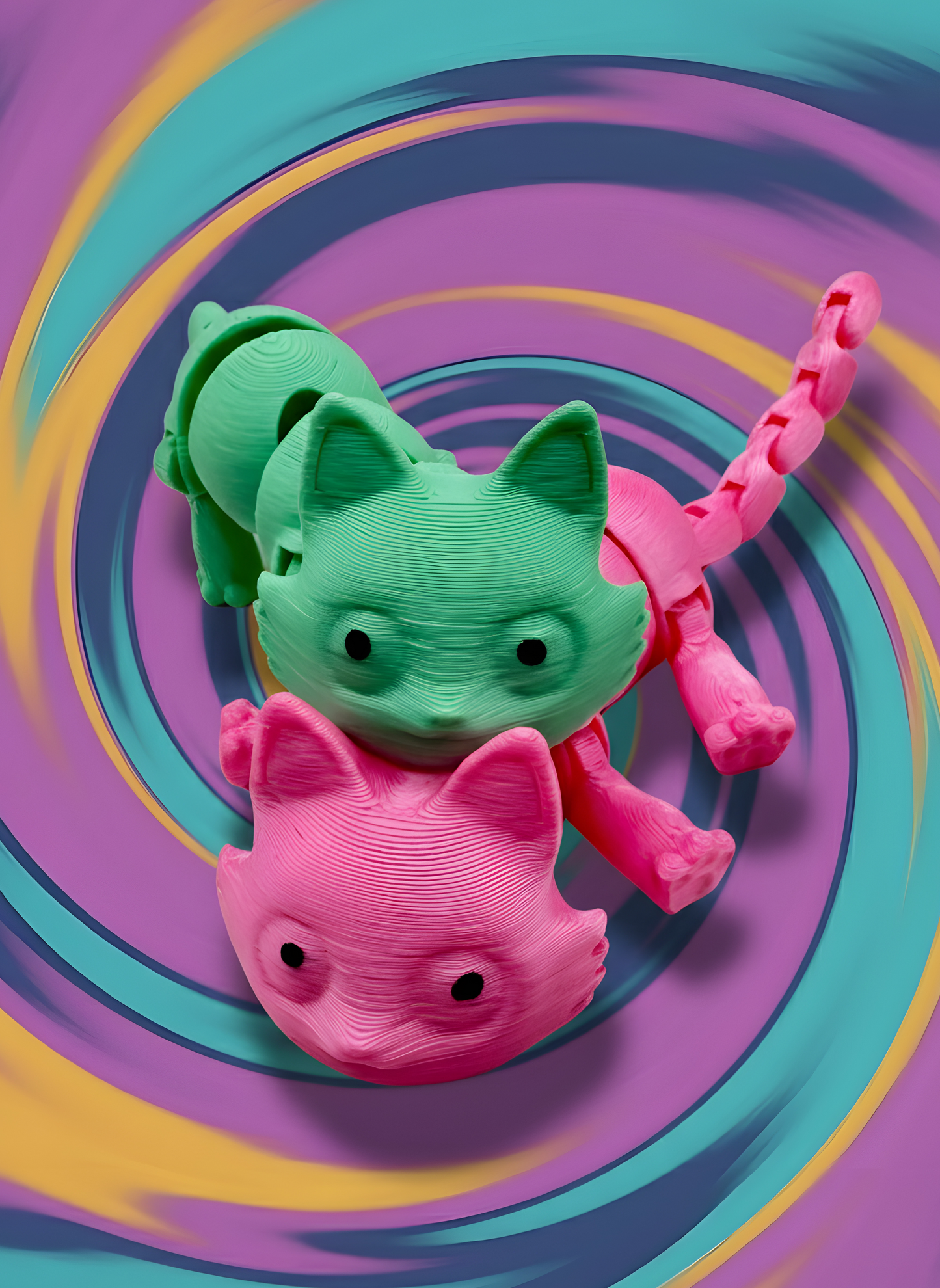 Fidgy Widgy Cat – Surprise 3D Printed Fidget Toy