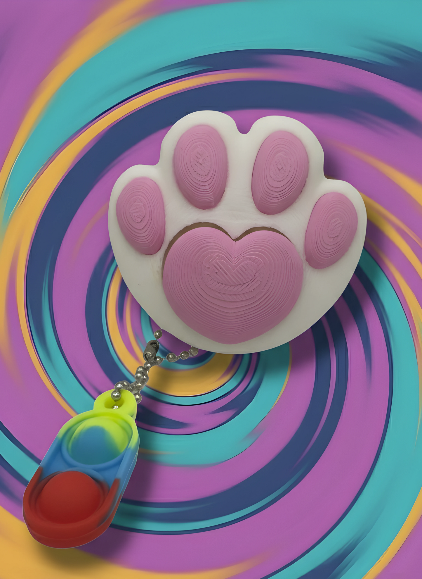 Fidgy Widgy Cat Paw Clicker – Surprise 3D Printed Fidget Toy