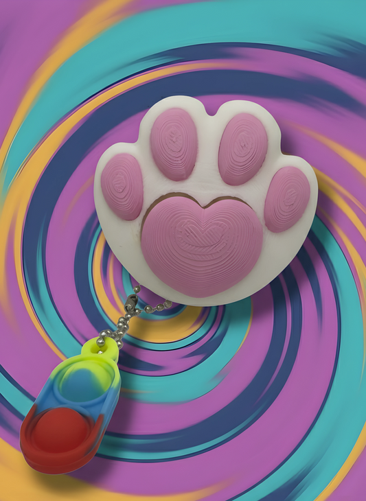 Fidgy Widgy Cat Paw Clicker – Surprise 3D Printed Fidget Toy