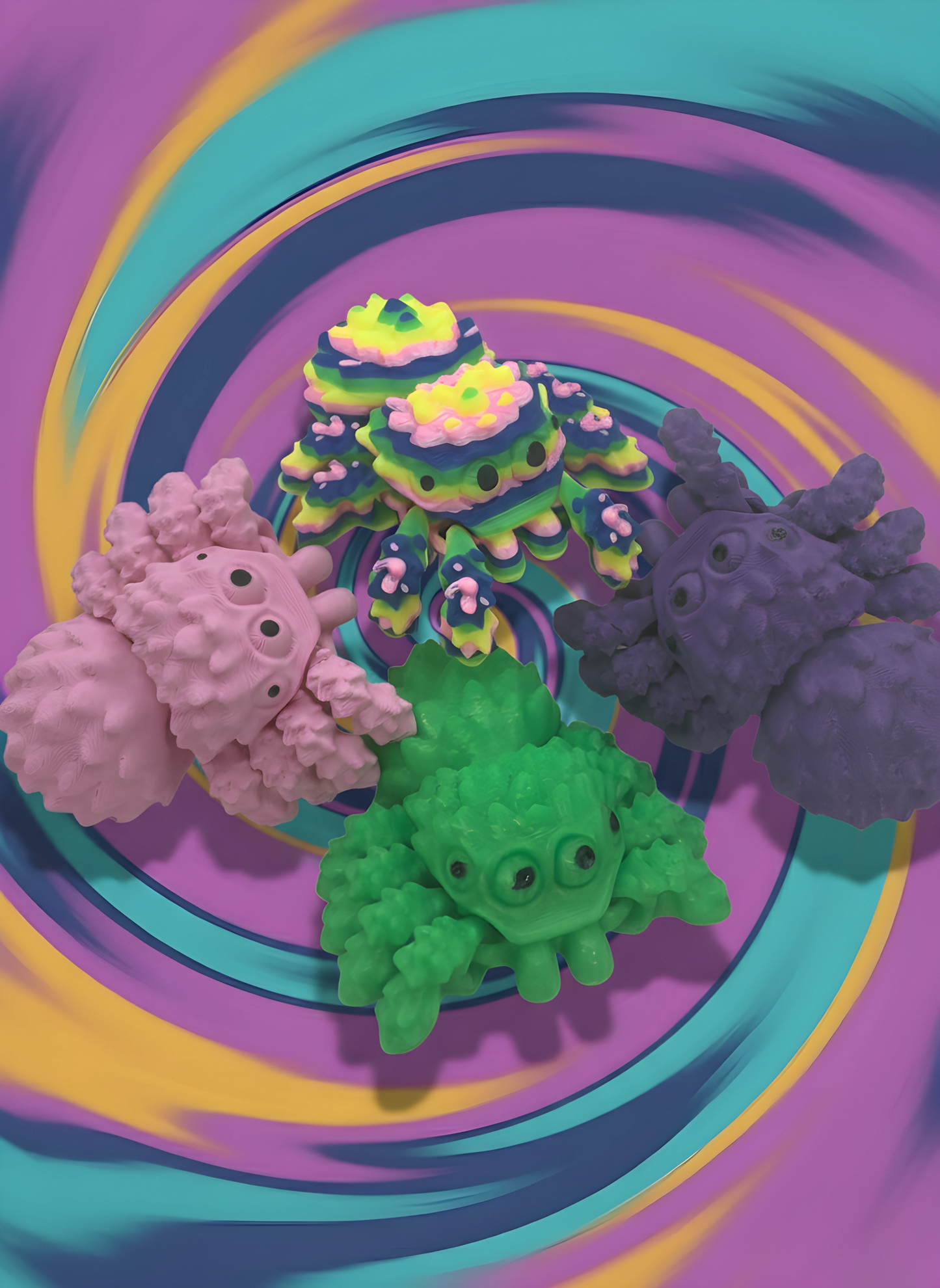 Fidgy Widgy Jumping Spider – Surprise 3D Printed Fidget Toy