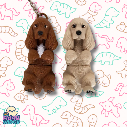 Cocker Spaniel Keychain — 3D Printed Mini Dog Keychain