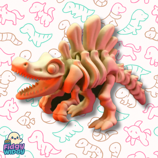 Flexi Skeletal Spinosaurus — Cute Style Articulated 3D Printed Dino