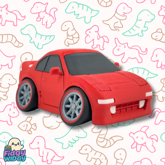 Tooned Toyota — Mini Cartoon-Style 3D Printed Sports Car