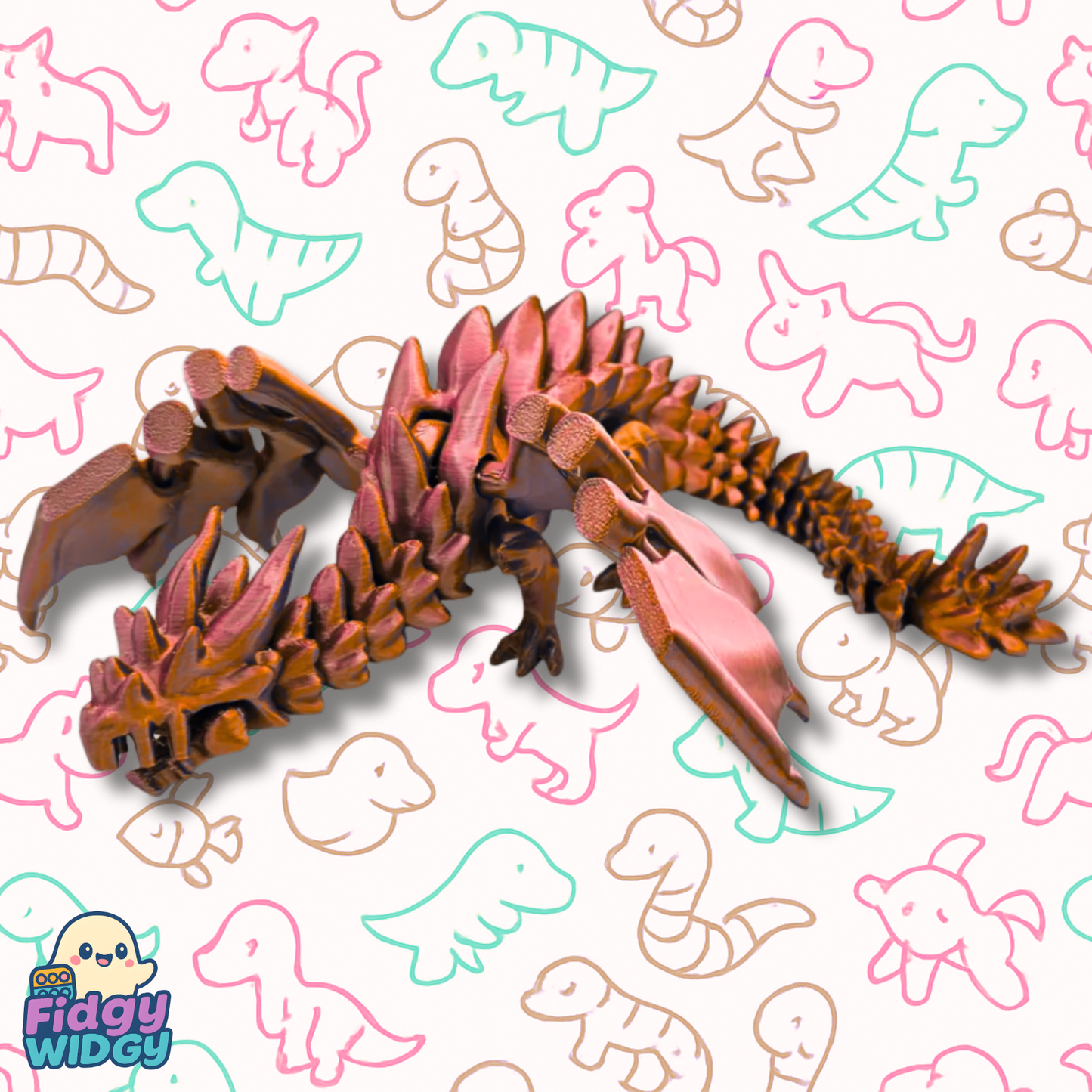 Wiggle Dragon — Fully Articulated Flexi Dragon