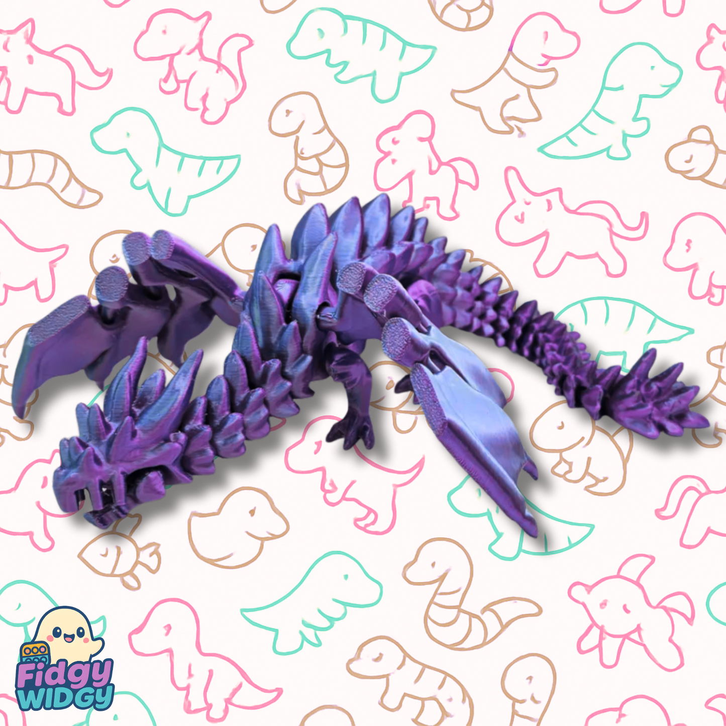 Wiggle Dragon — Fully Articulated Flexi Dragon