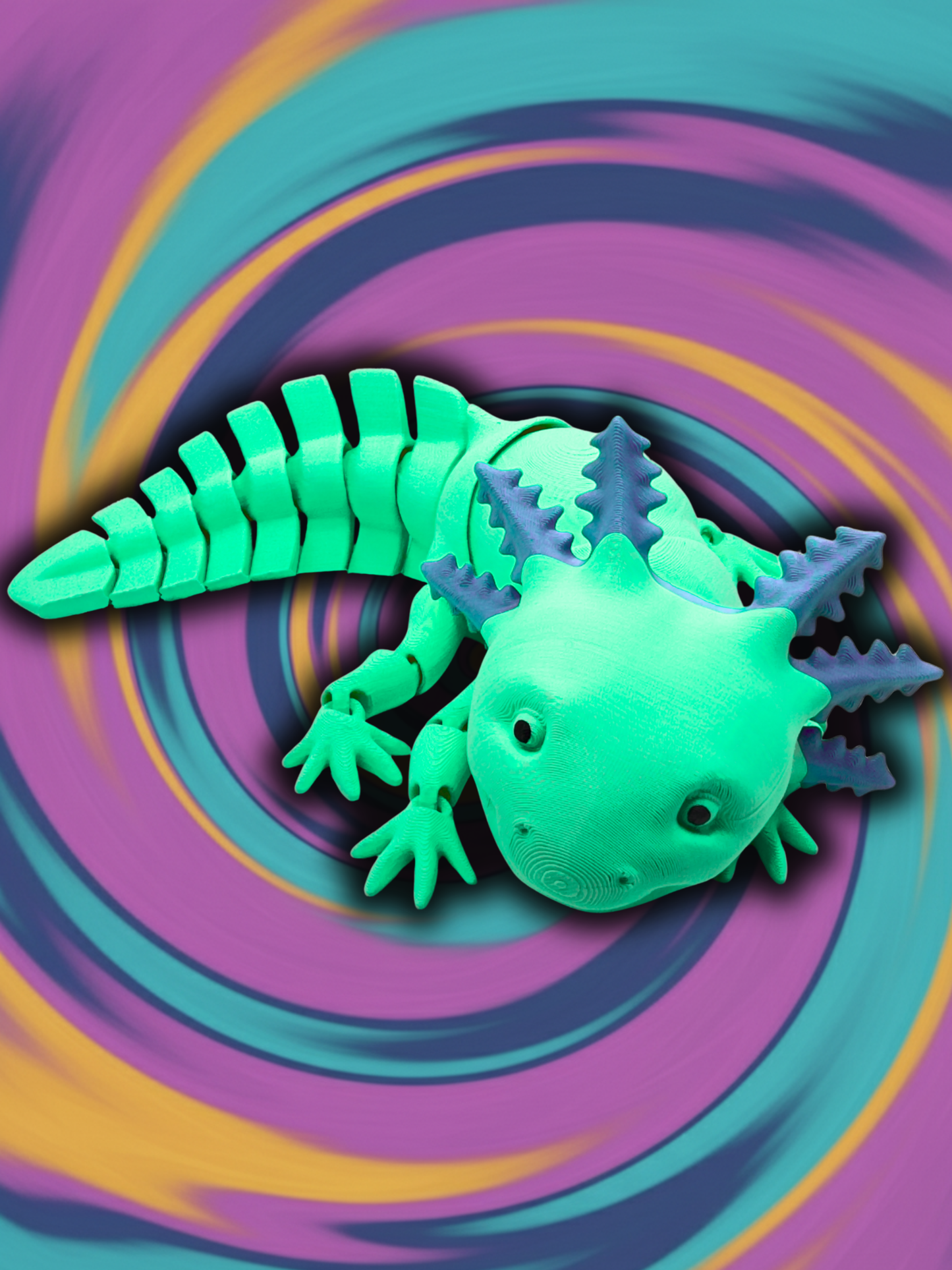 Fidgy Widgy Axolotl – Surprise 3D Printed Fidget Toy