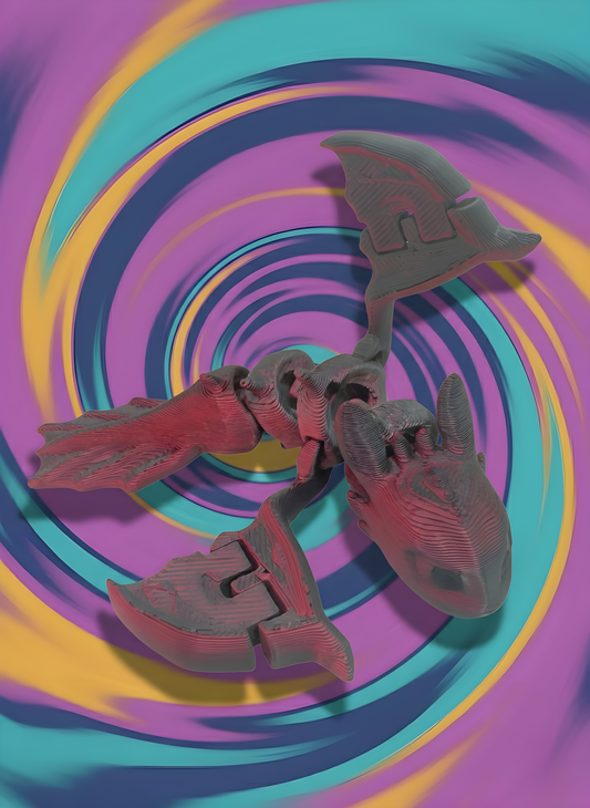 Fidgy Widgy Dragon – Surprise 3D Printed Fidget Toy