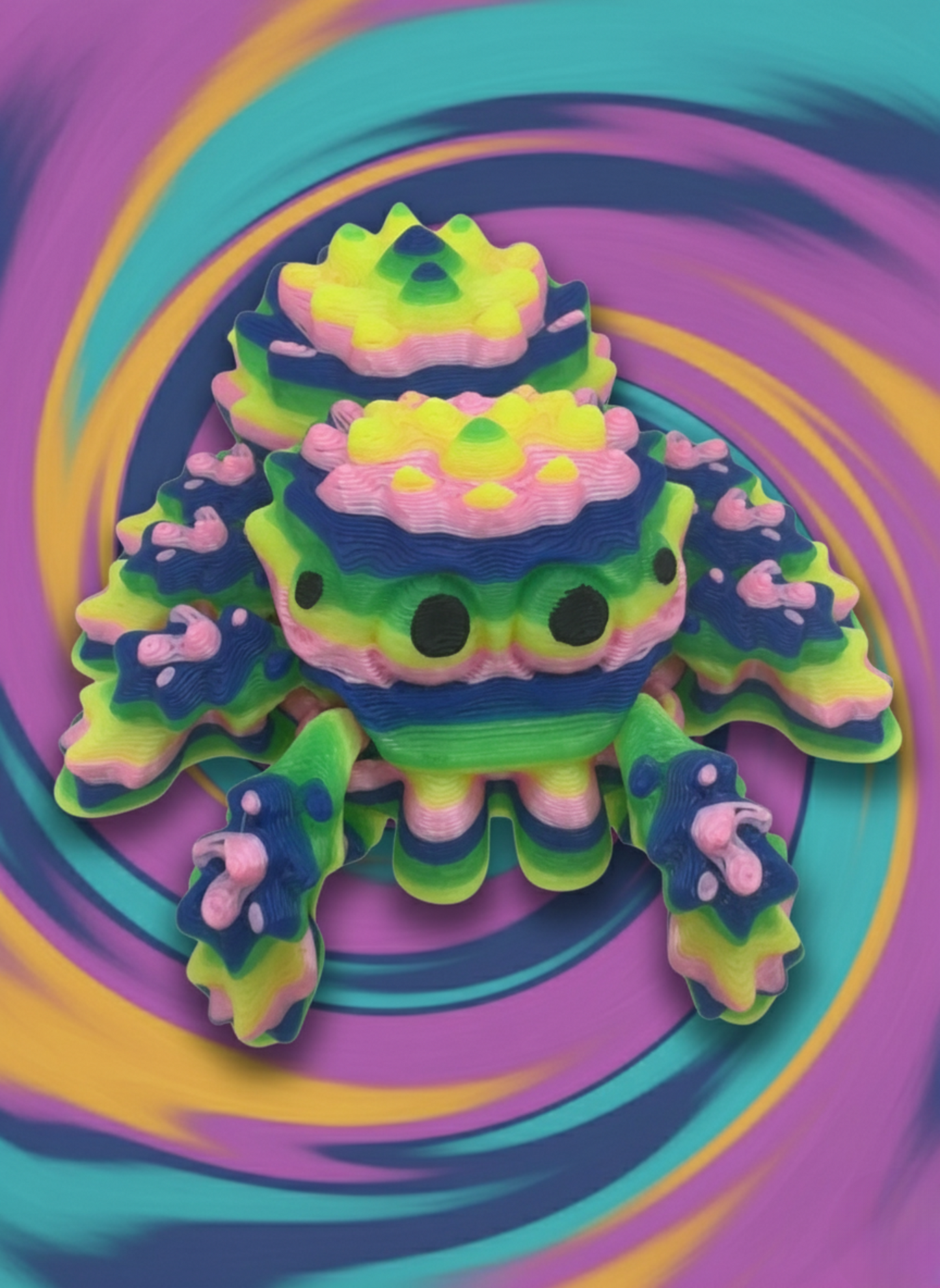 Fidgy Widgy Jumping Spider – Surprise 3D Printed Fidget Toy